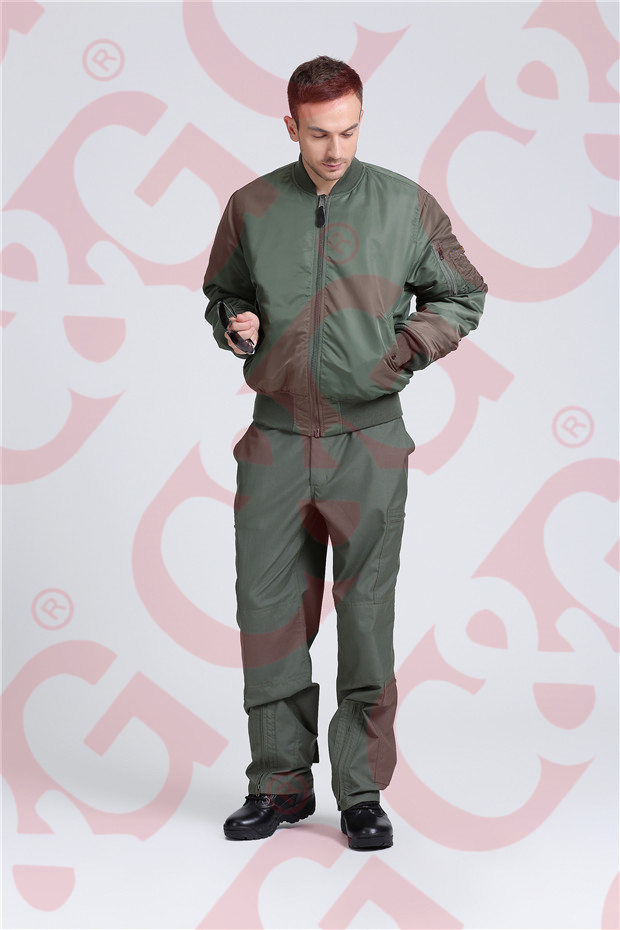 Nomx IIIA sage green flight jacket and pants